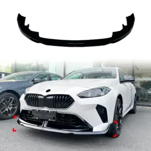 Front Splitter Voor BMW 1 Series F70 M Sport & M135 – M Performance Look, Hoogglans Zwart