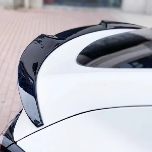 Achterspoiler voor Tesla Model Y MY Pre-Facelift – Racing Look, Hoogglans Zwart