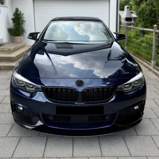 Nieren dubbele spijl voor BMW 2 Series F22/F23 – M Performance Look, Hoogglans Zwart