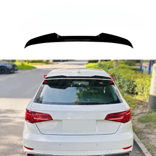 Dakspoiler voor Audi A3/S3/RS3 8V (Sportback) – M4 Look, Hoogglans Zwart