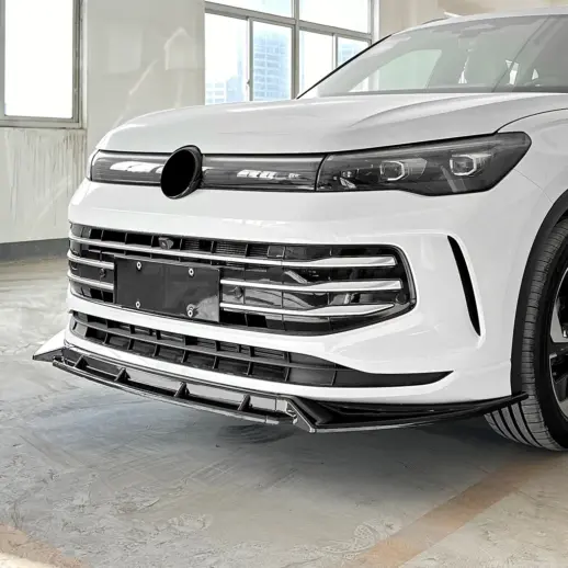 Voorspoiler voor Volkswagen Tiguan 3 (SUV) Standard – Sport Look, Hoogglans Zwart