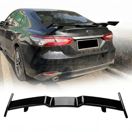 Achterspoiler – Super Sport Look, Hoogglans Zwart