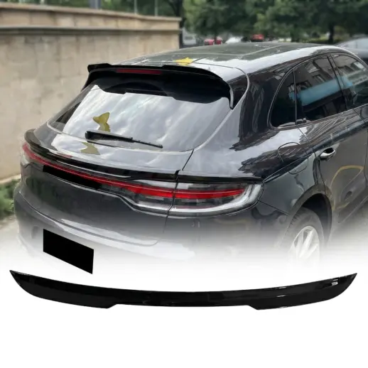 Dakspoiler voor Porsche Macan 95B – Sport Look, Hoogglans Zwart
