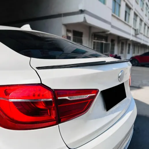 Achterspoiler voor BMW X6 F16 – M Performance Look, Hoogglans Zwart