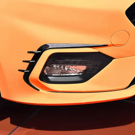 Aero flaps voorbumper voor Ford Fiesta Mk8 (JA8-JR8) ST – ST Look, Hoogglans Zwart