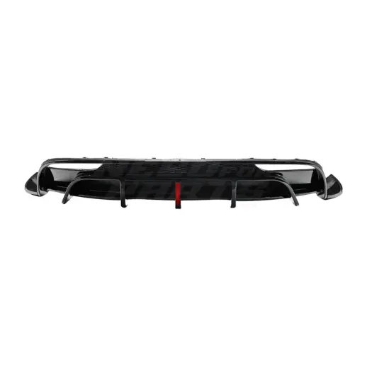 Diffuser met LED-remlicht voor Tesla Model 3 M3 Facelift Standard – Performance Look, Hoogglans Zwart