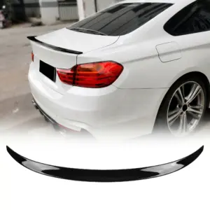 Rear Spoiler Voor BMW 4 Series F32 – M Performance Look, Hoogglans Zwart