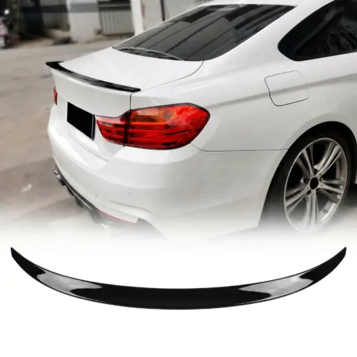 Achterspoiler voor BMW 4 Series F32 – M Performance Look, Hoogglans Zwart