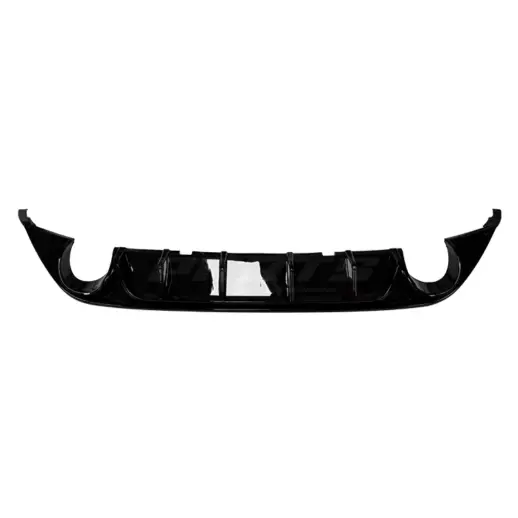 Diffuser voor Volkswagen Golf 7 (Hatchback) Standard & GTI & GTD & GTE – O-O – Racing Look, Hoogglans Zwart