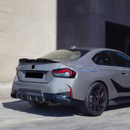 Achterspoiler voor BMW 2 Series G42 – M Performance Look, Hoogglans Zwart