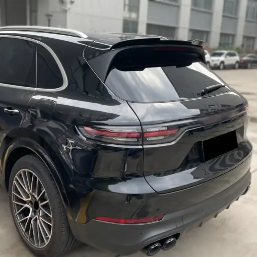 Dakspoiler voor Porsche Cayenne Mk3 Pre-Facelift – Sport Look, Hoogglans Zwart