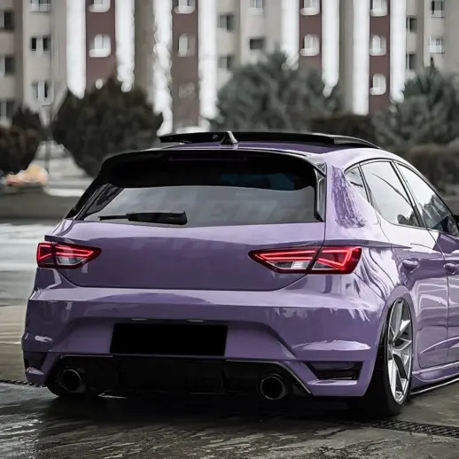 Dakspoiler voor Seat Leon Mk3 – Cupra Look, Hoogglans Zwart