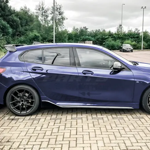 Sideskirts voor BMW 1 Series F40 M Sport & M135 – M Sport Look, Hoogglans Zwart