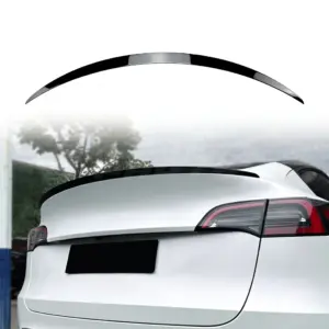 Rear Spoiler Voor Tesla Model Y MY Pre-Facelift – Super Sport Look, Hoogglans Zwart