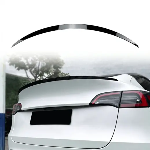 Achterspoiler voor Tesla Model Y MY Pre-Facelift – Super Sport Look, Hoogglans Zwart