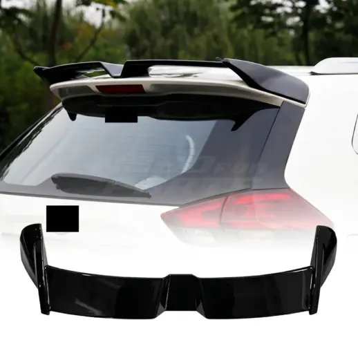Dakspoiler voor Nissan Qashqai Mk2 (J11) Facelift – Sport Look, Hoogglans Zwart