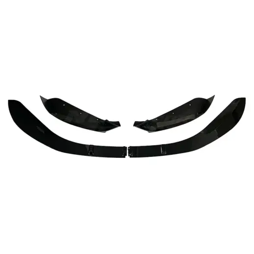 Voorspoiler voor BMW 1 Series F20/F21 LCI M Sport & M140 & M135 – M Performance Look, Hoogglans Zwart