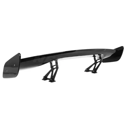GT-wing met aluminium steunen – Racing Look, Hoogglans Zwart