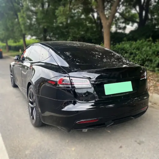 Achterspoiler voor Tesla Model S MS Pre-Facelift – Performance Look, Hoogglans Zwart