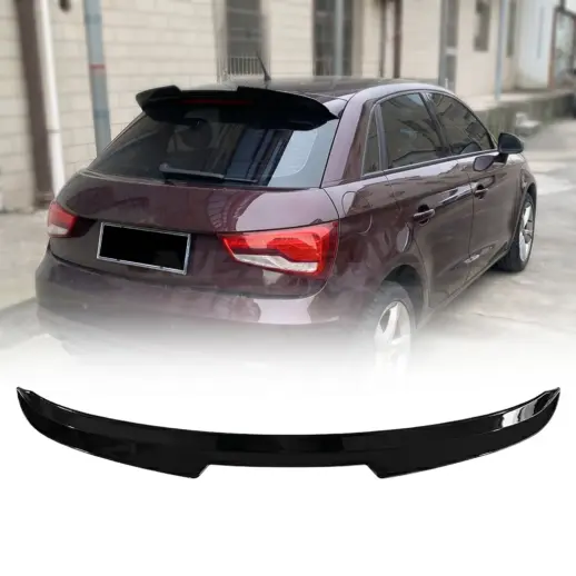 Dakspoiler voor Audi A1/S1 8X (Sportback) – Sport Look, Hoogglans Zwart