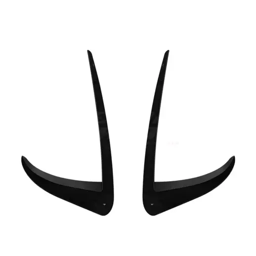 Aero flaps voorbumper voor Tesla Model 3 M3 Pre-Facelift – Sport Look, Hoogglans Zwart