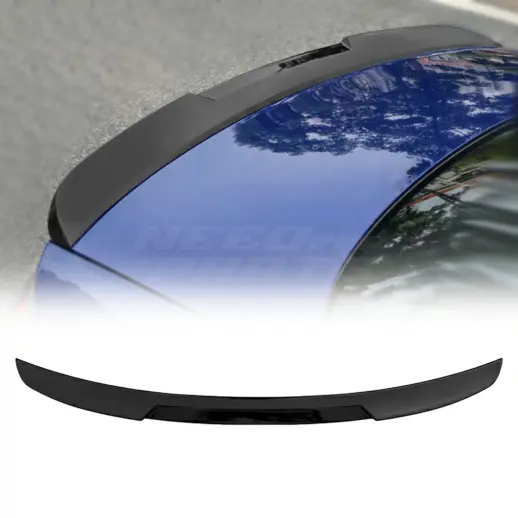 Achterspoiler voor Audi A6/S6 C8 (Sedan) – M4 Look, Hoogglans Zwart