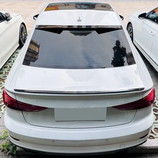 Dakspoiler voor Audi A3/S3/RS3 8V (Sedan) – Sport Look, Hoogglans Zwart