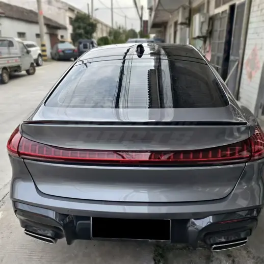 Achterspoiler voor Audi A5/S5 B10 (Sedan) – Sport Look, Hoogglans Zwart