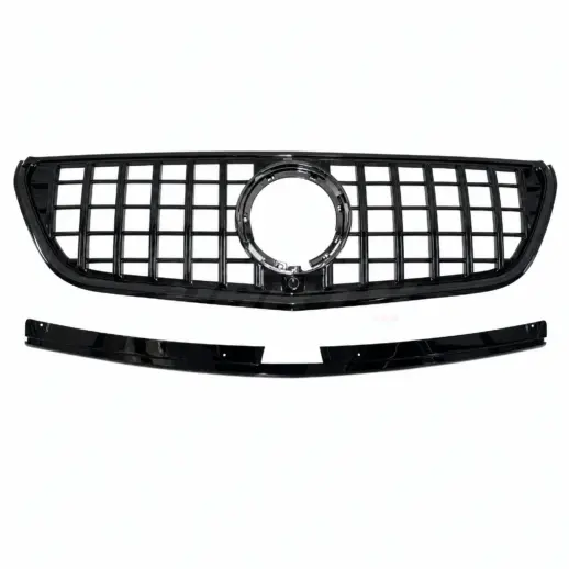 Grill voor Mercedes Vito W447 Pre-Facelift – GTR Panamericana Look, Hoogglans Zwart