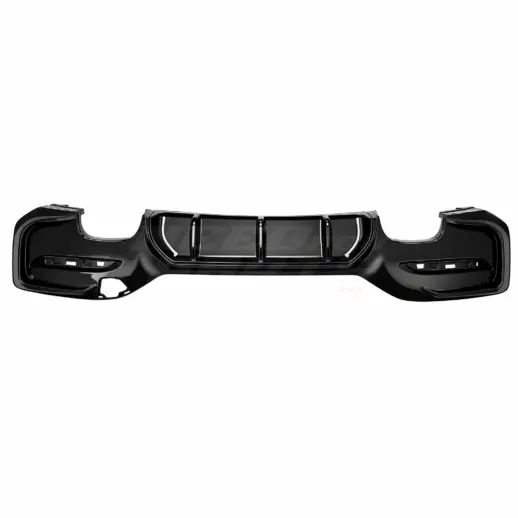 Diffuser voor BMW 1 Series F20/F21 LCI M Sport & M140 & M135 – O-O – M Performance Look, Hoogglans Zwart