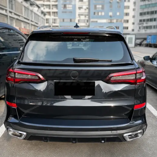 Middenspoiler voor BMW X5 G05 – M Sport Look, Hoogglans Zwart