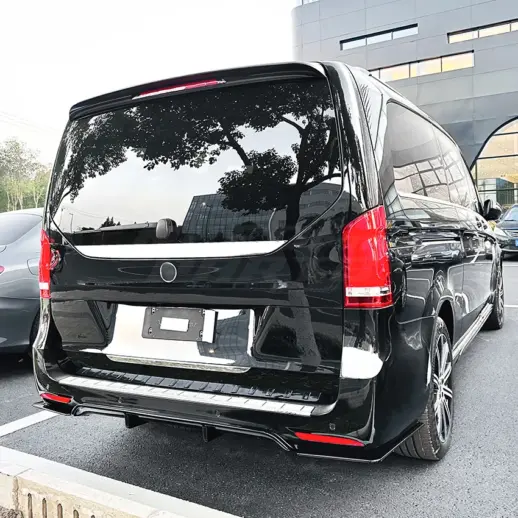 Diffuser splitter voor Mercedes Vito W447 AMG Line – AMG Look, Hoogglans Zwart