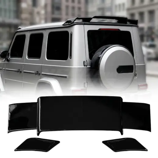 Dakspoiler voor Mercedes G Class W463-L2/W465-L2 Standard & G63 AMG – Sport Look, Hoogglans Zwart
