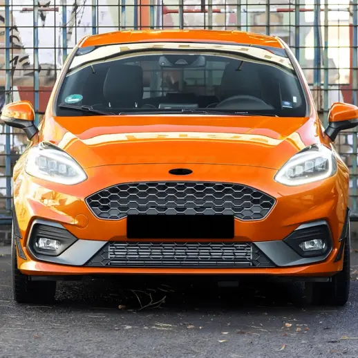 Canards voorbumper voor Ford Fiesta Mk8 (JA8-JR8) ST – ST Look, Hoogglans Zwart