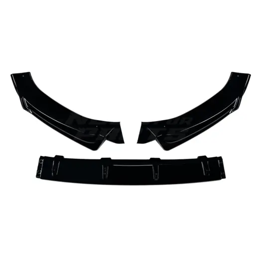 Voorspoiler voor Audi Q5 S Line/SQ5 FY (SUV) Pre-Facelift – Sport Look, Hoogglans Zwart