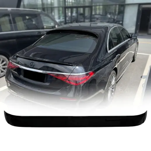 Dakspoiler voor Mercedes S Class W223 – AMG Look, Hoogglans Zwart
