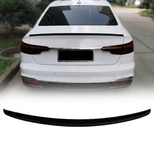 Achterspoiler voor Audi A4/S4 B9 (Sedan) – S4 Look, Hoogglans Zwart