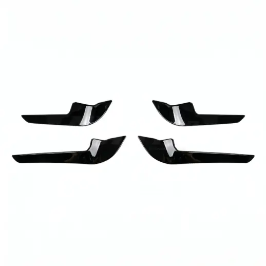 Canards voorbumper voor Audi RS3 8Y (Sedan & Sportback) Pre-Facelift – RS3 Racing Look, Hoogglans Zwart