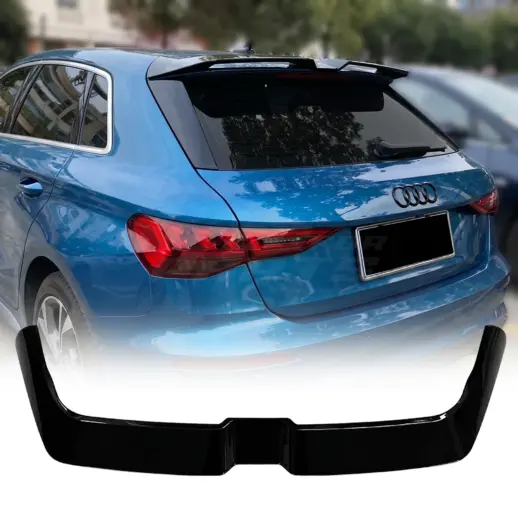 Dakspoiler voor Audi A3/S3/RS3 8Y (Sportback) – Aero Look, Hoogglans Zwart