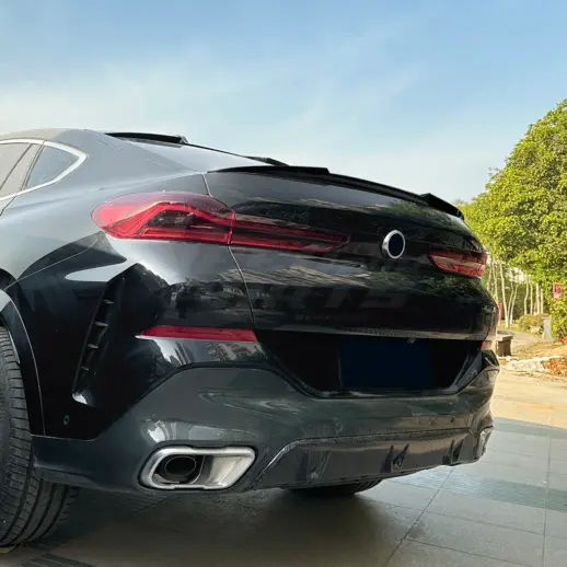 Achterspoiler voor BMW X6 G06 – M4 Look, Hoogglans Zwart