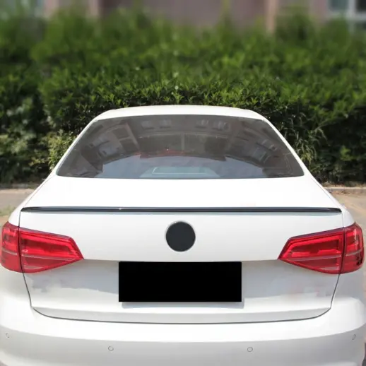 Achterspoiler voor Volkswagen Jetta Mk6 (A5) (Sedan) – Sport Look, Hoogglans Zwart