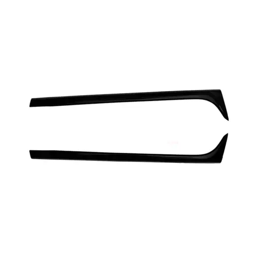 Achterraam zijspoilers voor Volkswagen Polo 5 (Hatchback) Standard & R Line & GTI – Sport Look, Hoogglans Zwart