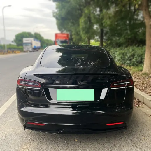 Achterspoiler voor Tesla Model S MS Pre-Facelift – Performance Look, Hoogglans Zwart