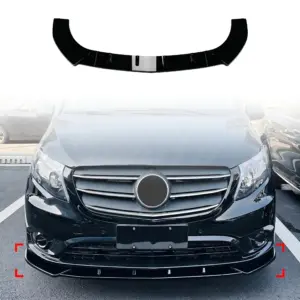 Front Splitter Voor Mercedes Vito W447 Pre-Facelift – Sport Look, Hoogglans Zwart
