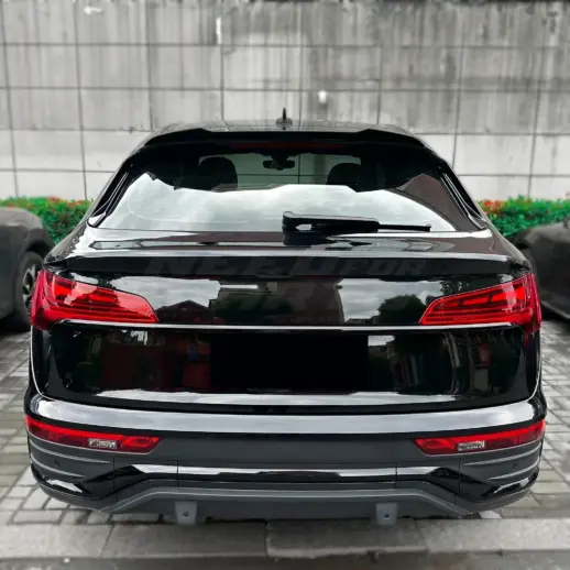 Dakspoiler voor Audi Q5 S Line/SQ5 FY (Sportback) – Racing Look, Hoogglans Zwart