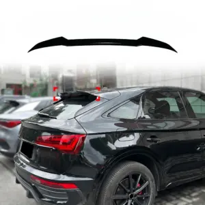 Roof Spoiler Voor Audi Q5 S Line/SQ5 FY (Sportback) – Racing Look, Hoogglans Zwart
