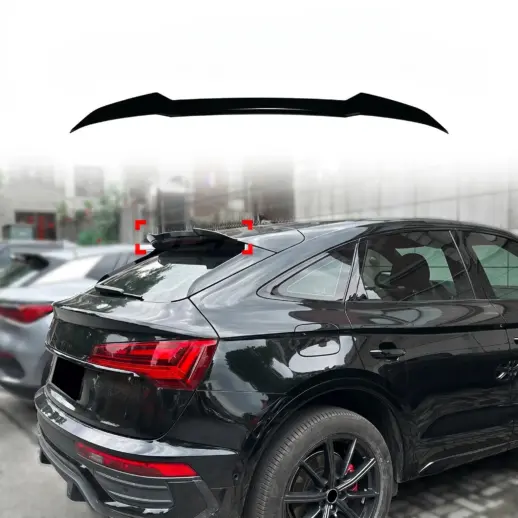 Dakspoiler voor Audi Q5 S Line/SQ5 FY (Sportback) – Racing Look, Hoogglans Zwart