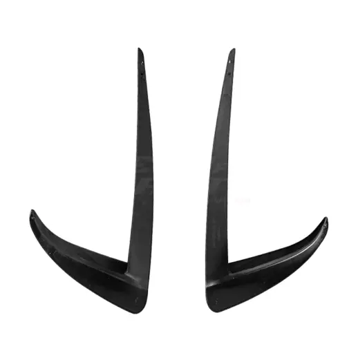 Aero flaps voorbumper voor Tesla Model Y MY Pre-Facelift – Performance Look, Hoogglans Zwart
