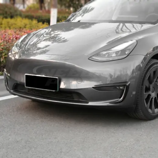 Aero flaps voorbumper voor Tesla Model 3 M3 Pre-Facelift – Sport Look, Hoogglans Zwart