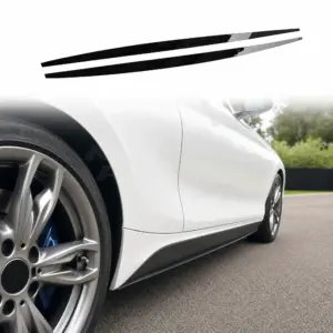 Side Skirts Voor BMW 1 Series F20 M Sport & M140i & M135i – M Performance Look, Hoogglans Zwart